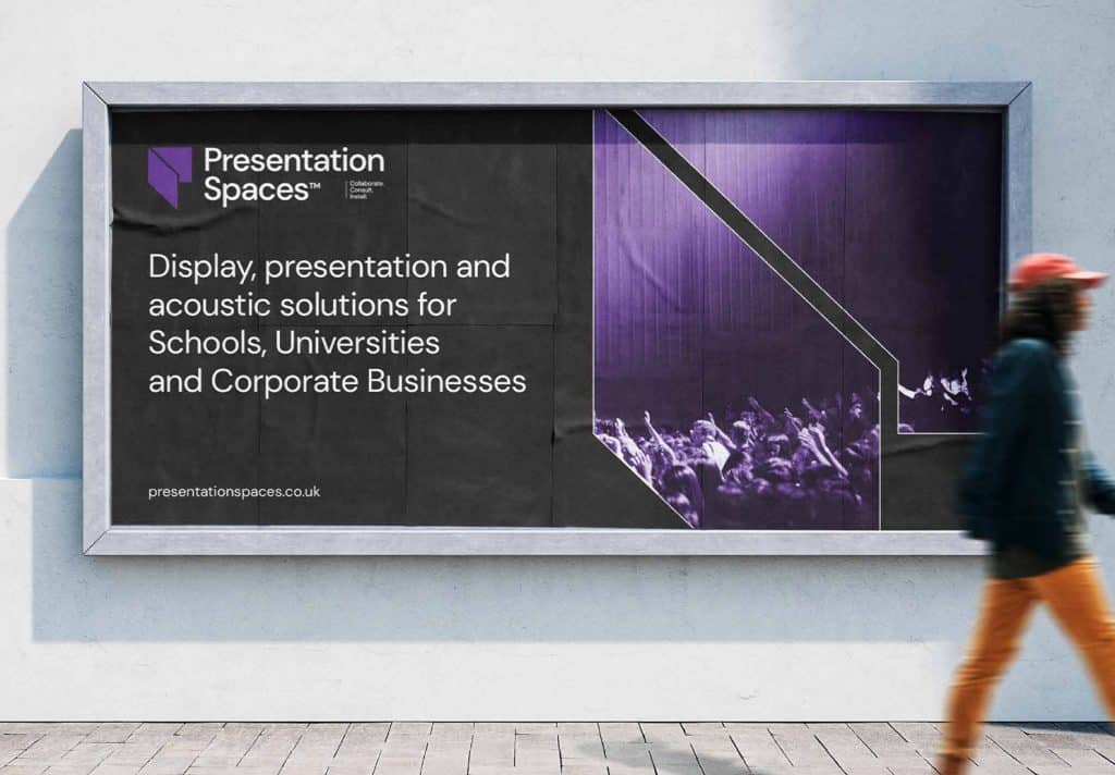 Shopify site Presentations Spaces banner